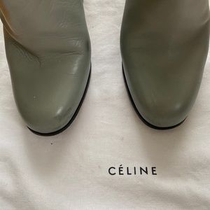Celine Leather Ankle Booties